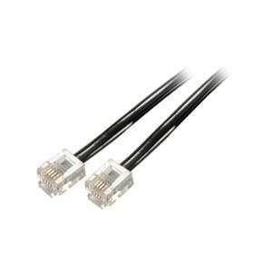  4 Conductor 100 Modular Line With Ends   Black 