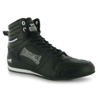 LONSDALE London Tornado Leather Boxing Boots ALL SIZES  