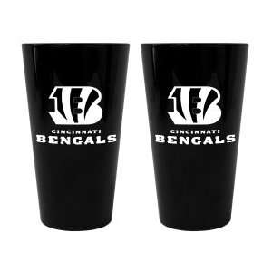   Cincinnati Bengals Lusterware Pint Glass   Set of 2 
