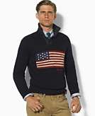    Polo Ralph Lauren Sweater, American Flag Mock Neck customer 