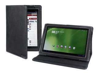 Acer Iconia Tab A500 Tablet Black Leather Cover Case  