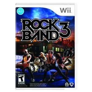  Wii Rock Band 3 Guitar Bundle (Game + Wireless Guitar 