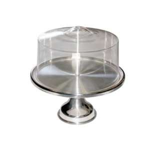    Stainless Steel Cake Stand with Acrylic Cover