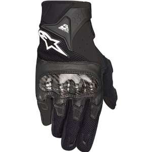   Mens Leather Street Bike Racing Motorcycle Gloves   Black / 2X Large