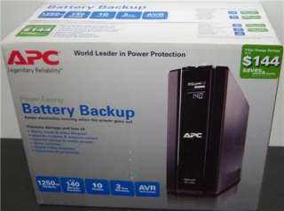 APC BN1250G Power Saving Battery Backup 1250VA 740 Watts NEW  