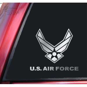  U.S. Air Force Vinyl Decal Sticker   Shiny Chrome 