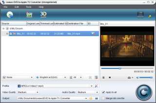 Leawo DVD to Apple TV AppleTV Video Converter Software NEW  