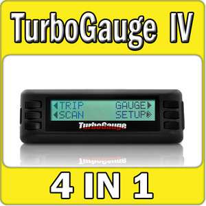 TurboGauge IV OBDII Car Auto Driving Vehicle Trip Computer Scan Tool 
