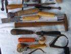   vintage tool handles screw drivers awls knives tack hammer mini planes