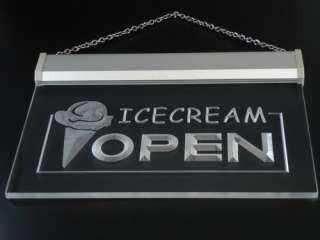 i015 b Open Ice cream Icecream Ice cream Neon Signs  