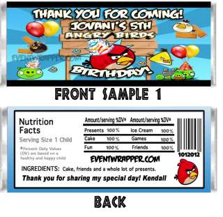 ANGRY BIRDS BIRTHDAY PARTY TICKET INVITATIONS VIP PASSES AND FAVORS 