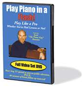 Play Piano in a Flash   Scott The Piano Guy Lessons DVD  
