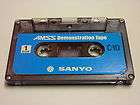 Sanyo Boombox Walkman AMSS Demonstration Tape NM Demo cassette M7900 
