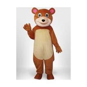  Smiling Bear Adult Mascot Costume 