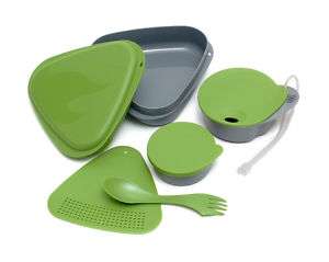 GREEN Light My Fire 6 Piece Outdoor Meal Kit  Camping  