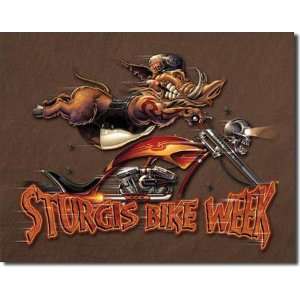  Metal Sign   Sturgis Bike Week   Wild Hog 