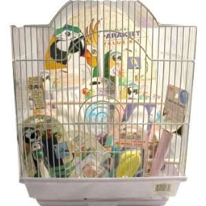  Design Line Small Bird Cage Kit  White / Arch Style Pet 