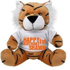  1st Birthday Tiger Custom Plush Tiger Toys & Games