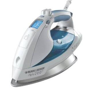 Black & Decker D6000 All Temp Steam Iron with Stainless Steel 