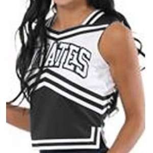   Cheerleaders Uniform Shell CF1112V BLACK YOUTH 12