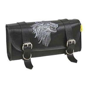  Willie and Max Wolfs Head Tool Pouch   Black Automotive