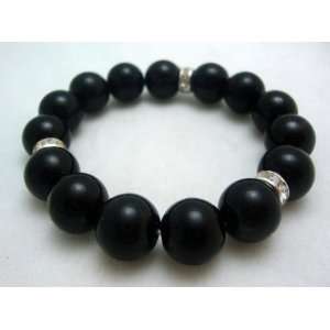  NEW Black Pearl and Crystal Bracelet, Limited. Beauty