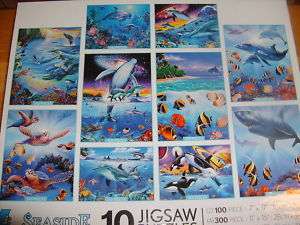 Ceaco Deluxe Puzzle Set   Seaside   Marine Life Themes  