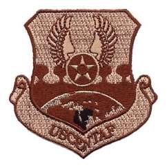 AIR FORCE USAF CENTRAL COMMAND DESERT VELCRO PATCH  