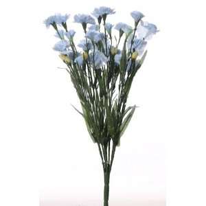   20 Mini Light Blue Carnation Floral Bushes: Arts, Crafts & Sewing