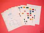 1967 FORD CHEVROLET GMC TRUCKS PAINT CHIPS COLOR CHART