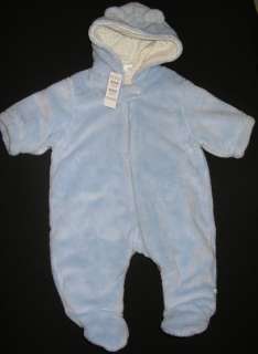 New boy Childrens Place blue snowsuit 3 6 months  