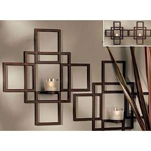    Transitional Iron Metal Wall Candle Sconce Set: Home Improvement