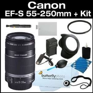 Canon EF S 55 250mm f/4.0 5.6 IS Telephoto Zoom Lens for Canon Digital 