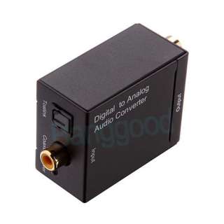   Optical Coaxial Toslink to Analog RCA L/R Audio Converter  