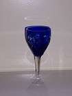 cobalt blue wine glasses  