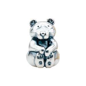 Kera Sterling Silver Panda Bear Bead Jewelry 