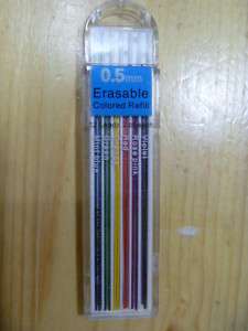 Top Grade 0.5mm Pencil Lead Colored Refill With 6 Color  