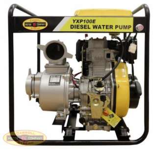NEW 4 Industrial / Commercial Diesel Water Pump Keyed Electric Start 