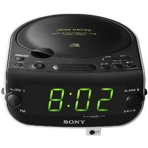   Dual Alarm Clock CD Player with AM / FM Stereo Radio Electronics