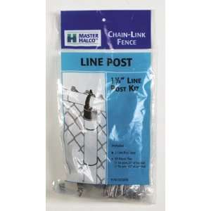  6 each: Master Halco Chain Link Fence Line Post Kit 