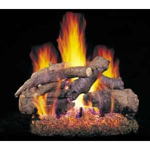   CHAOG4 2 18 18in. Charred American Oak Log Set for See thru Fireplaces