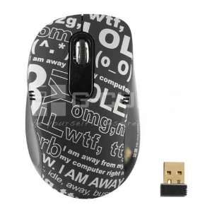  G CUBE G7CR 60B CHAT ROOM BLACK WIRELESS MOUSE