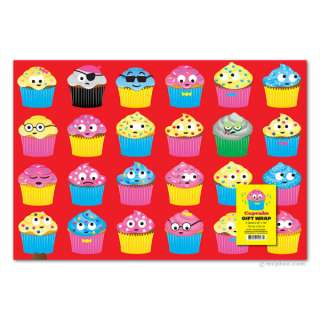 CUPCAKE GIFT WRAP Wrapping Paper Gag Gifts Novelty  