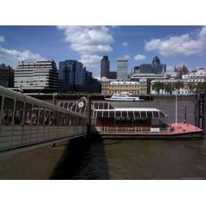  of the City of London from the Pier Close to London, Bridge, London 