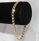 more options real 24k gold 7mm cuban mens custom chain bracelet gp g $ 