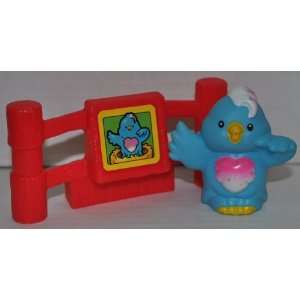  People Blue Love Bird & Fence (2001)   Replacement Figure   Classic 