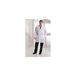  Lab Coat White Size 36 Each Mens Long Landau 45948 Health 