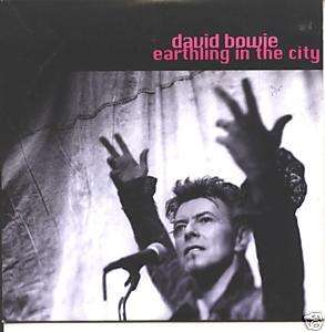 David bowie   earthling in the city promo cd  