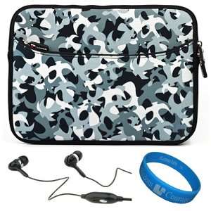  Camo Design Neoprene Sleeve Protective Carrying Case Cover for Coby 