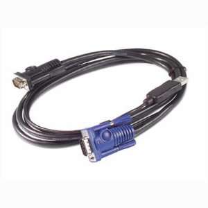   POWER CONVERSION Keyboard/Video/Mouse KVM Cable 12 Feet Electronics